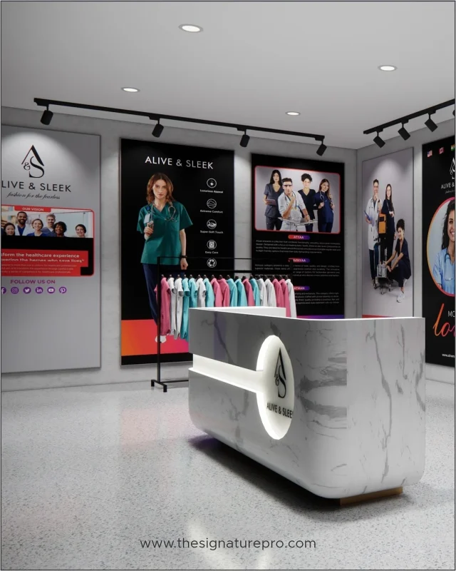 From layout to lighting — we designed a stall that didn’t just exhibit a brand, but embodied it.✨💫@alivensleek stall was where form met function, just like their workwear.✔️#signature #signaturedesigns #advertisingagency #tradeshow #tradeshowbooth #exhibitionstand #boothdesign #eventmarketing #branding #exhibitiondesign #standdesign #StallDesignExperts #BrandInRealSpace #designthatspeaks