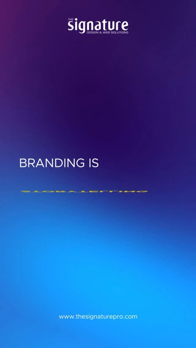 Branding is all about connection — we build the bridge between you and your audience. ✨#thesignaturedesigns #advertisingagency